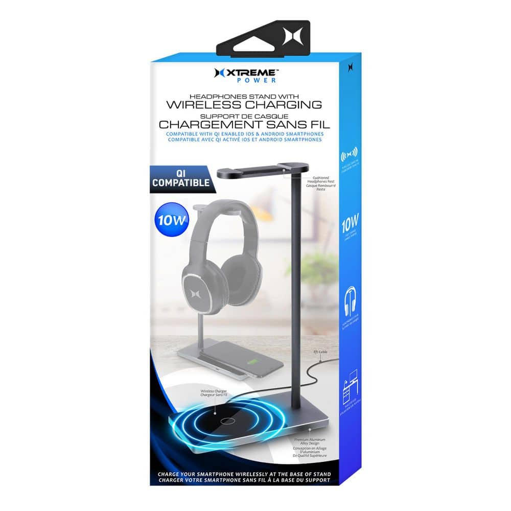 10W Headphone Stand With Wireless Charging, Universal Qi Enabled Phone Compatibility price history on PriceWatchPro