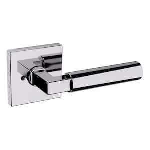 Privacy L029 Polished Chrome Bed/Bath Door Handle Lever with R017 Rose