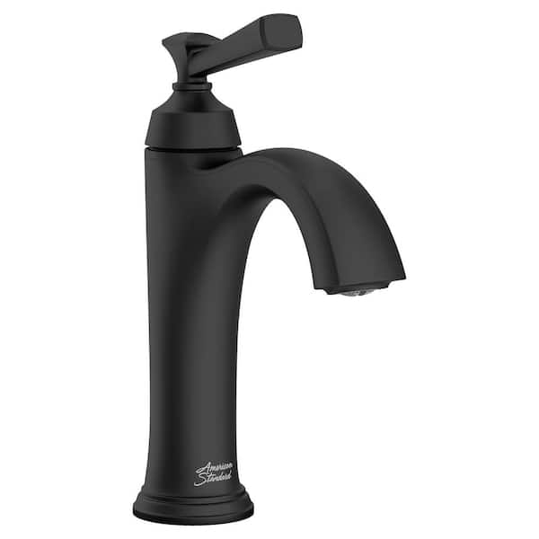 Rumson Single-Handle Single-Hole Bathroom Faucet in Matte Black (2-pack)