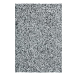 Gray 5 ft. x 8 ft. Shag Solid Rug