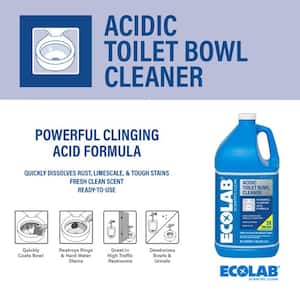 1 Gal. Acidic Toilet Bowl Disinfectant, Cleaner and Limescale Remover for Bathroom Toilets and Urinals (2-Pack)