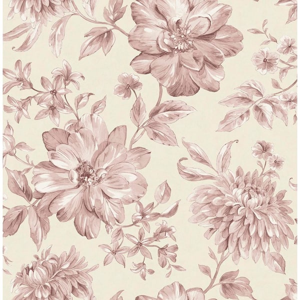 Fine Decor Gabriela Pink Floral Non-Pasted Wallpaper, 56.4 sq. ft.