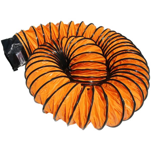 Air−J AJ-SOLAR16W OR ORANGE Rubber-Cal 16 in. D x 25 ft. Air Ventilator Orange Coil
