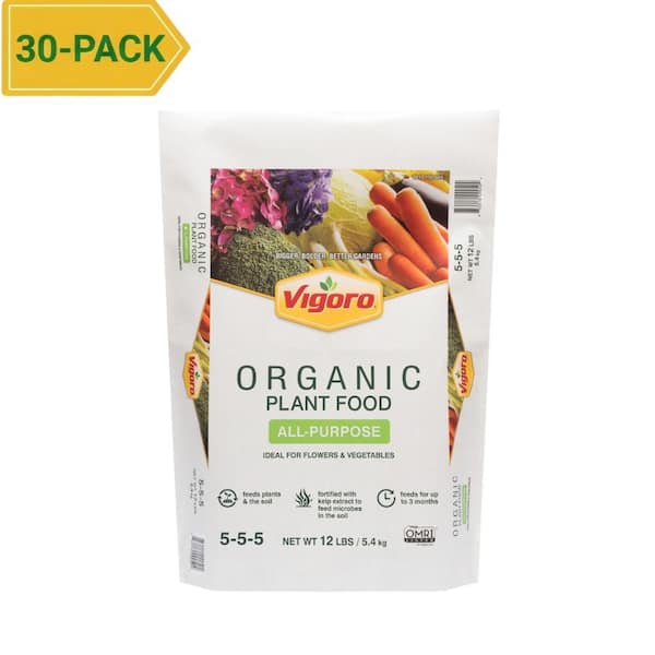 12 lb. Organic All Purpose Plant Food 5-5-5 (30-Pack)