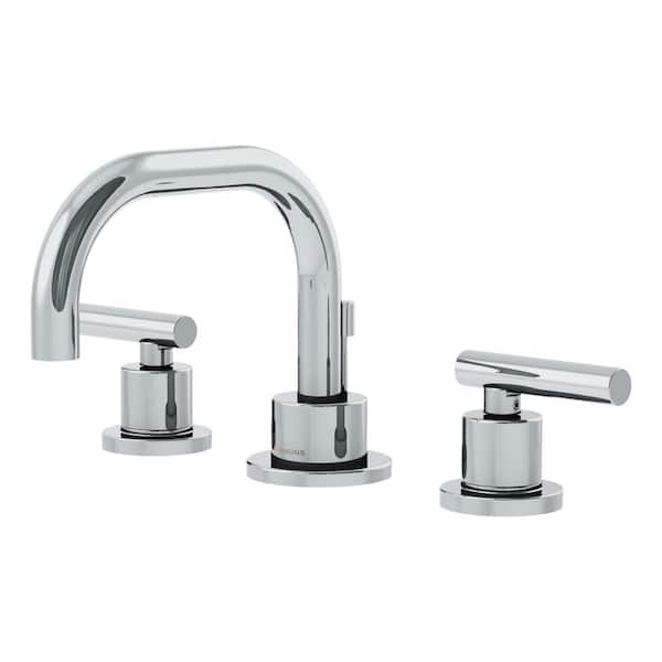 Symmons Dia 8 in. Widespread 2-Handle Bathroom Faucet with Drain Assembly in Polished Chrome (1.5 GPM)