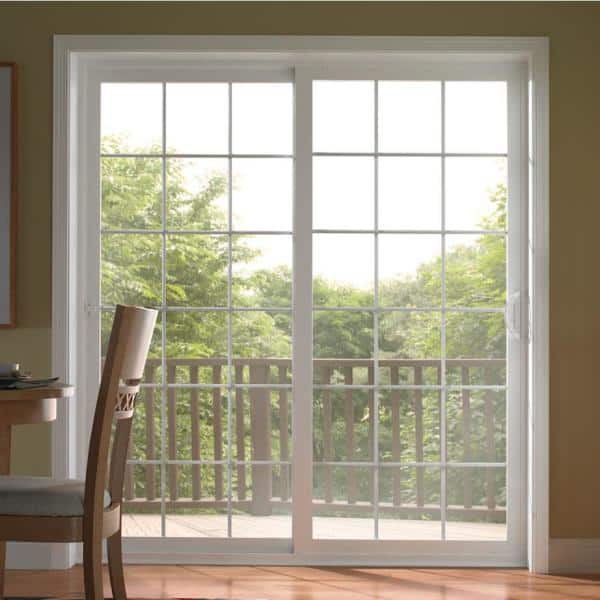 Ply Gem 71.5 in. x 79.5 in. Classic Series White Vinyl Right-Hand Sliding Patio Door with HP Glass, Included Classic x 80 RH - The Depot