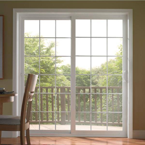 Ply Gem 71.5 in. x 79.5 in. Classic Series White Vinyl Left-Hand Sliding Patio Door with HP Glass, Screen Included Classic72x80LH - The Home Depot