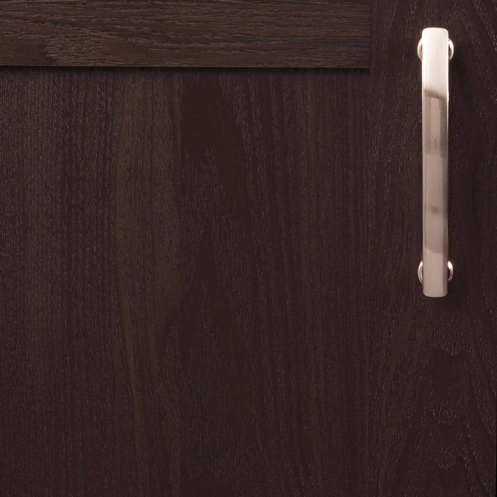 Satin Nickel 5-1/16" Modern Farmhouse Cabinet Pulls with Mounting Hardware