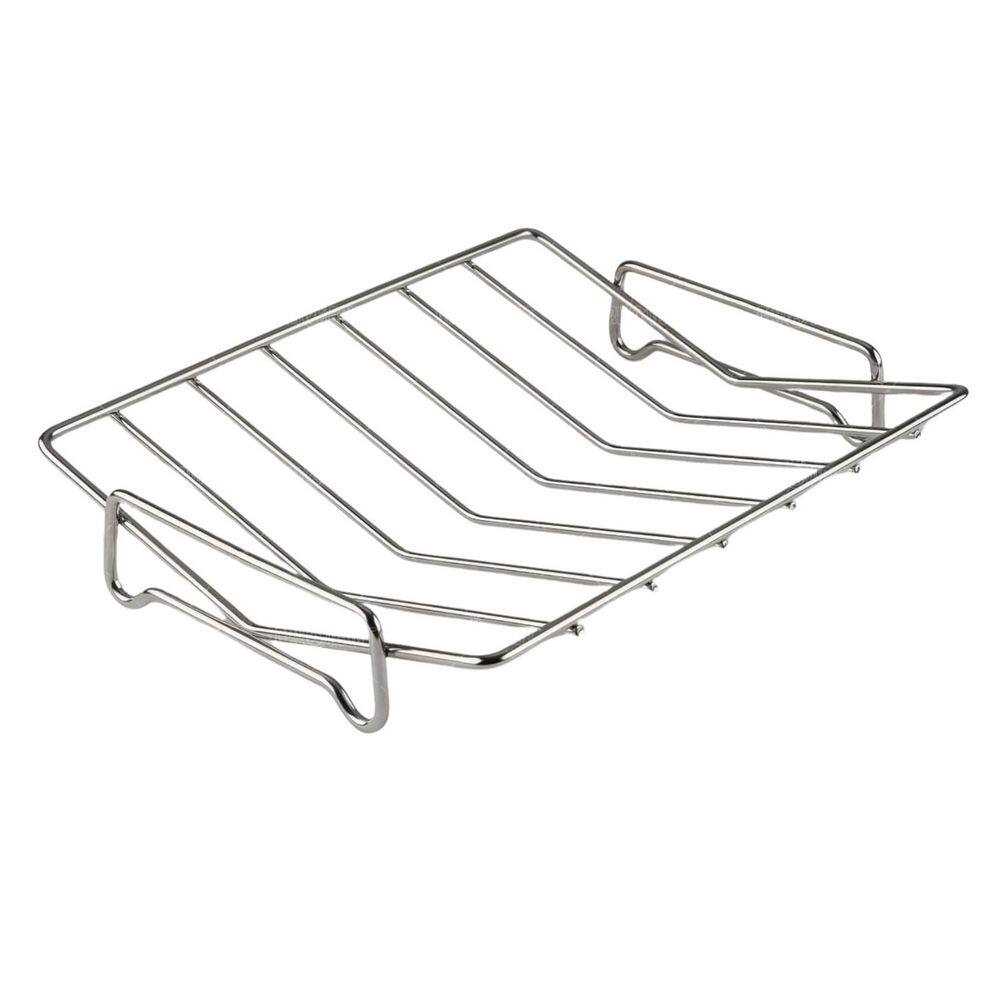 Stainless Steel V-Shaped Turkey Roasting Rack Nonstick with Handles for Smoking Grilling Broiling Chicken Pork price history on PriceWatchPro