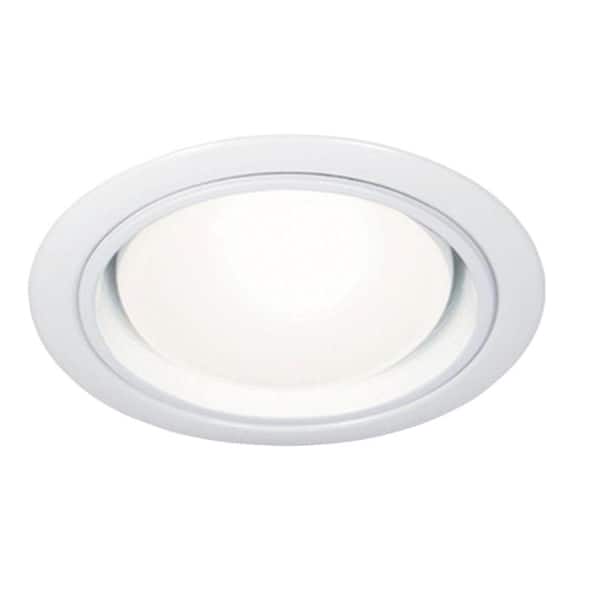 BAZZ 400 Series 5 in. White Recessed Incandescent Baffle Light Fixture Kit