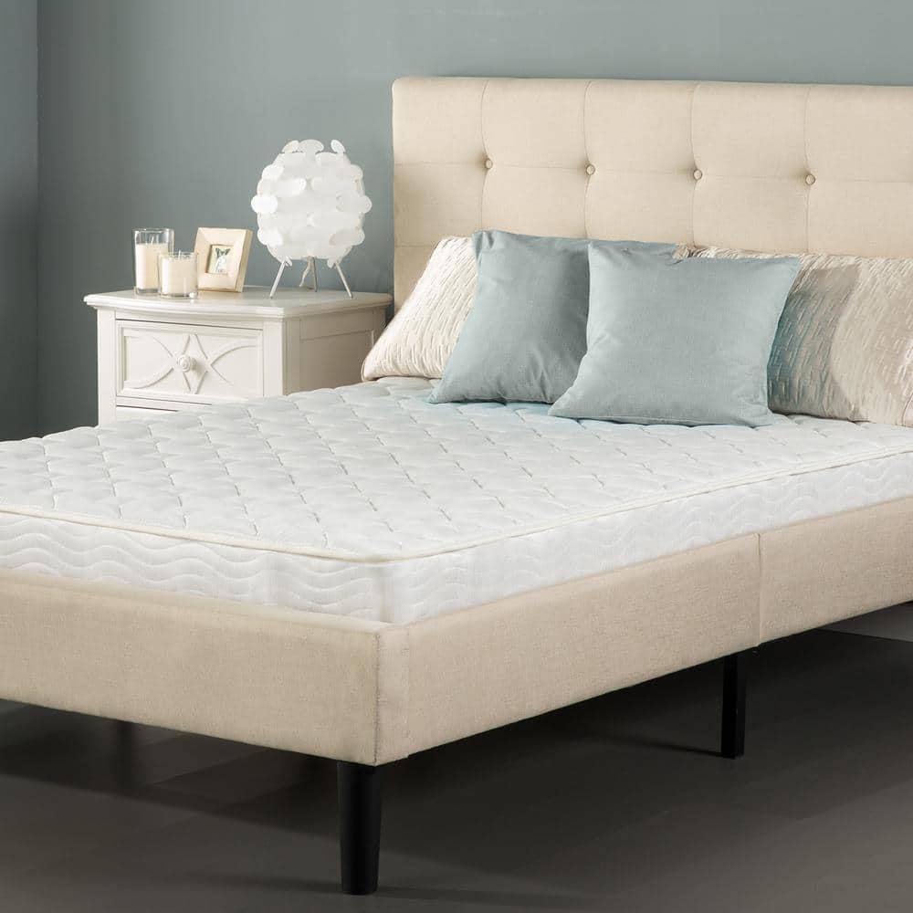 Zinus 6 In Medium Quilted Top Full Foam And Spring Mattress Hd Bnsm 6f The Home Depot