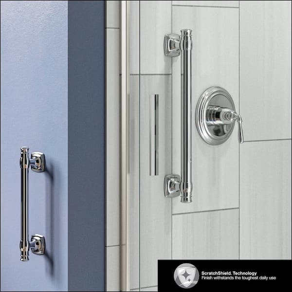 Arsdale 9 in. Grab Bar in Polished Chrome