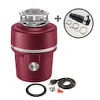 Evolution Select Plus Lift & Latch Quiet 3/4 HP Continuous Feed Garbage Disposal w/ Power Cord & Dishwasher Connector