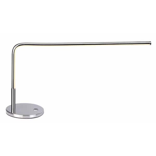 Natalie 13.5 in. Chrome Integrated LED Task Lamp