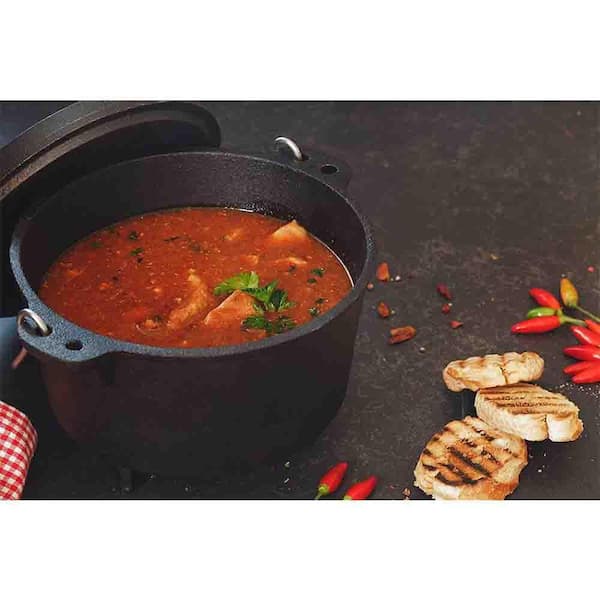 BBQ Dragon Heavy-Duty Cast Iron Dutch Oven Designed for Grills and