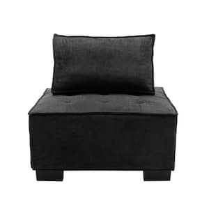 29.92 Inch Black Living Room Sofa Chair Lazy Chair