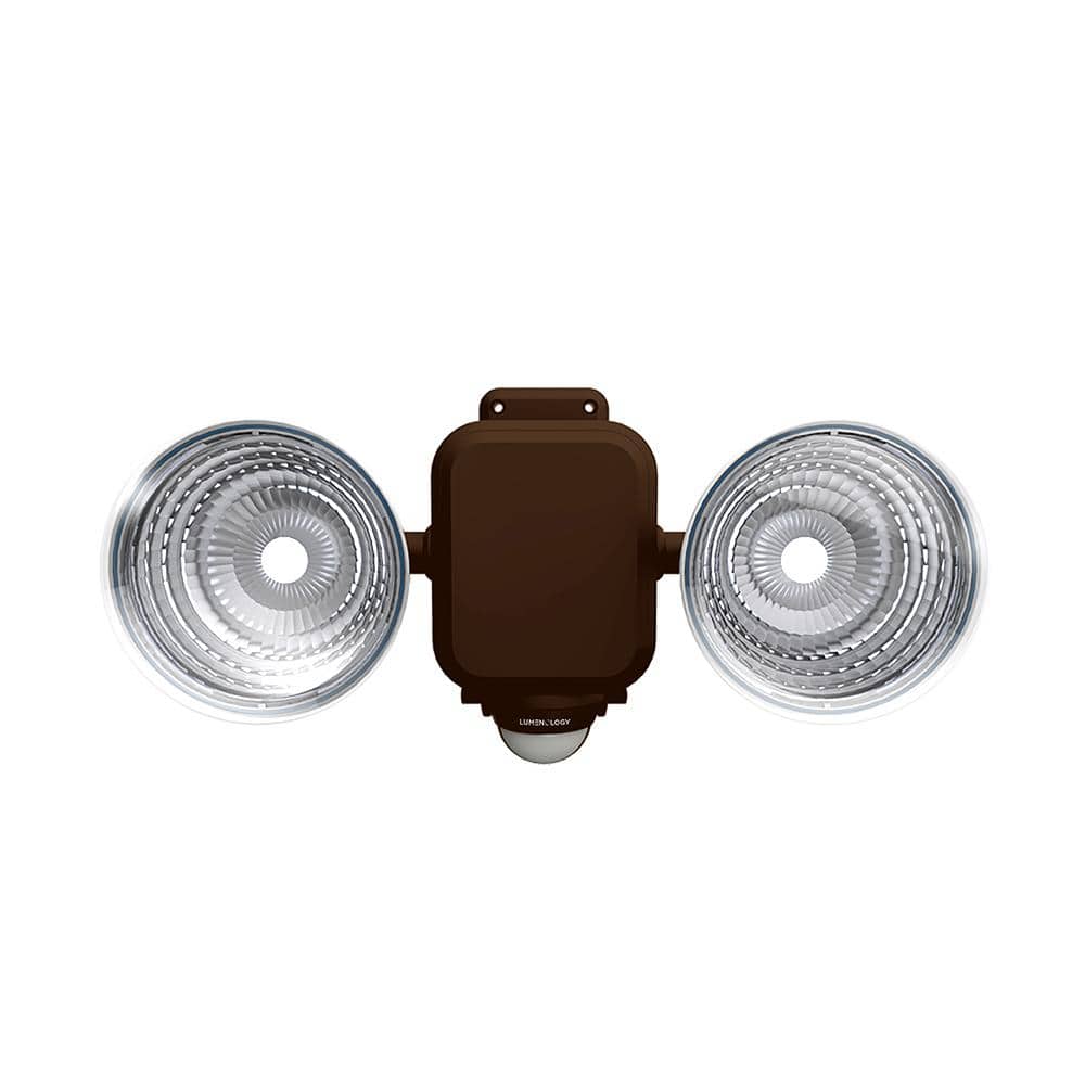 1000 Lumens Bronze Battery-Powered Dual Motion Sensing Outdoor Integrated LED IP44 Flood and Security Light price history on PriceWatchPro