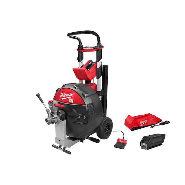 Milwaukee MX FUEL Lithium-Ion Cordless Sewer Drum Machine with Battery