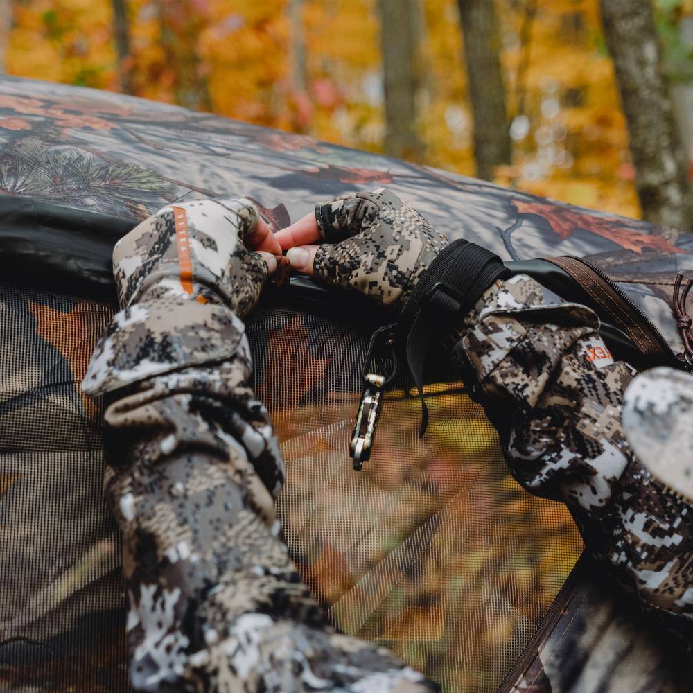 Prowler 300 Tall Woodland Camo Portable Hunting Blind
