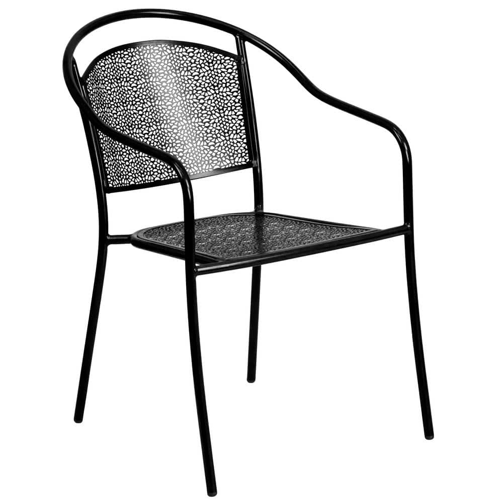 Metal Outdoor Dining Chair in Black price history on PriceWatchPro