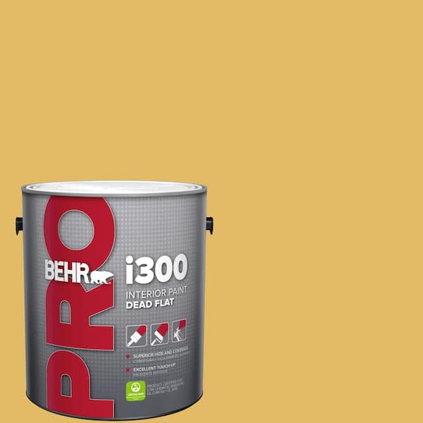 BEHR PRO 1 gal. #MQ4-12 Dandelion Wish Dead Flat Interior Paint