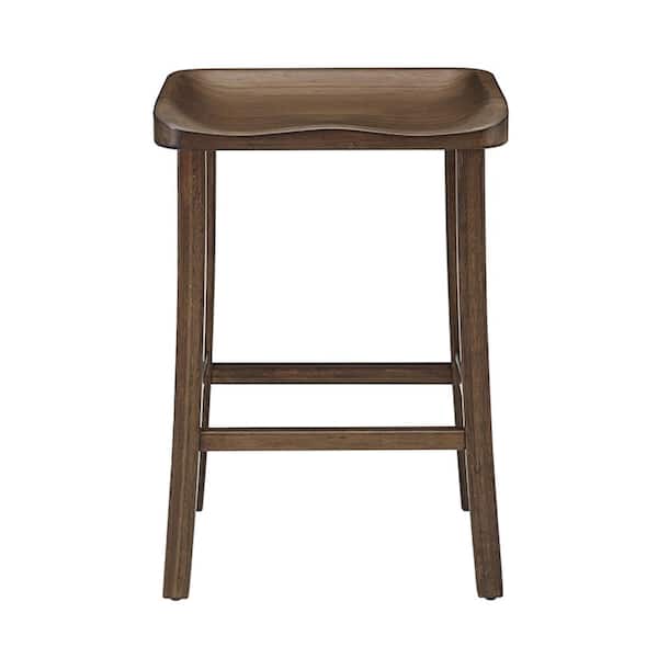 Greenington Tulip Black Walnut Counter Height Stool (Set of 2)