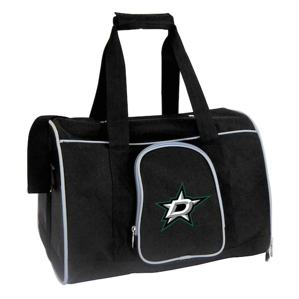 Denco NHL Dallas Stars Pet Carrier Premium 16 in. Bag in Gray