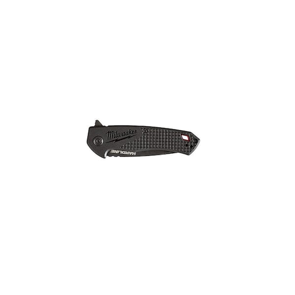 Milwaukee 3 in. Hardline D2 Steel Smooth Blade Pocket Folding Knife  48-22-1994 - The Home Depot