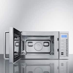 0.9 cu. ft. Countertop Microwave in Stainless Steel