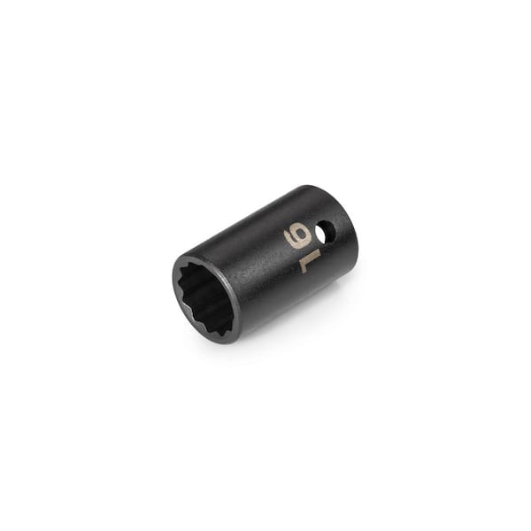 TEKTON 1/2 in. Drive x 16 mm 12-Point Impact Socket