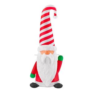 5 ft Pre-Lit LED Airblown Santa Gnome Christmas Inflatable