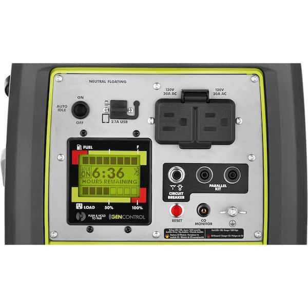 RYOBI 2,300-Watt Recoil Start Bluetooth Super Quiet Gasoline Powered  Digital Inverter Generator with CO Shutdown Sensor RYi2322 - The Home Depot