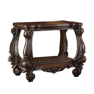 Versailles 31 in. Cherry Oak Rectangle Wood End Table