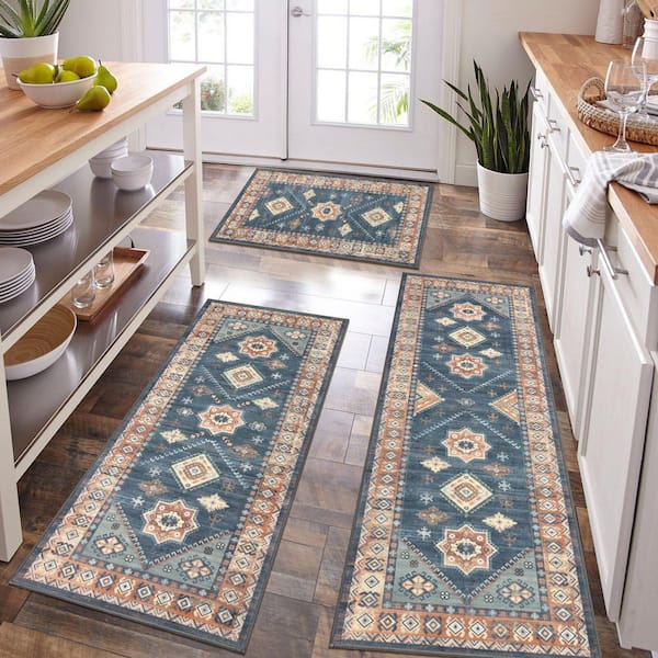 Unbranded Boho Kitchen Mats Set of 3