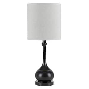 24.5 in. Bronze Standard Light Bulb Bedside Table Lamp