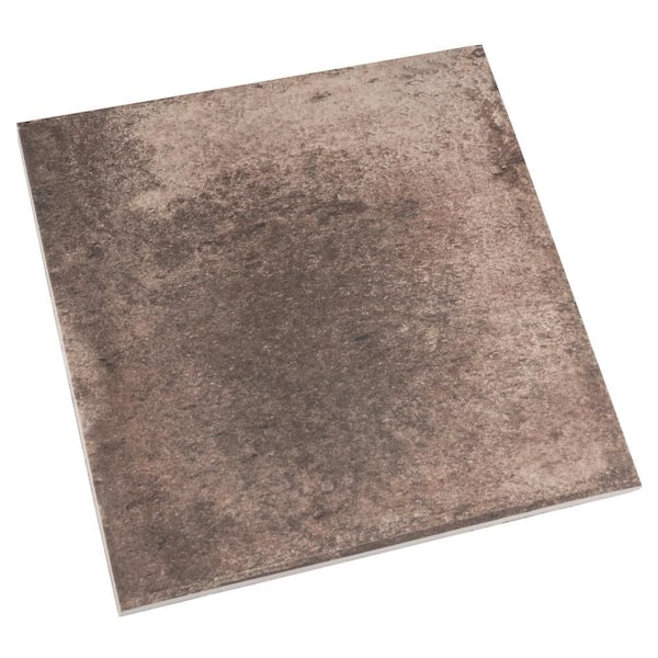 D'Anticatto Marrone 8-3/4 in. x 8-3/4 in. Porcelain Floor and Wall Tile (11.0 sq. ft./Case)
