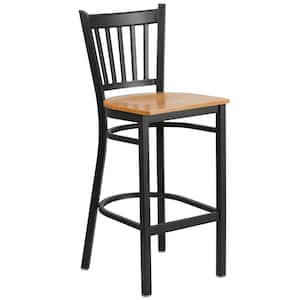 28.75 in. Black Bar Stool