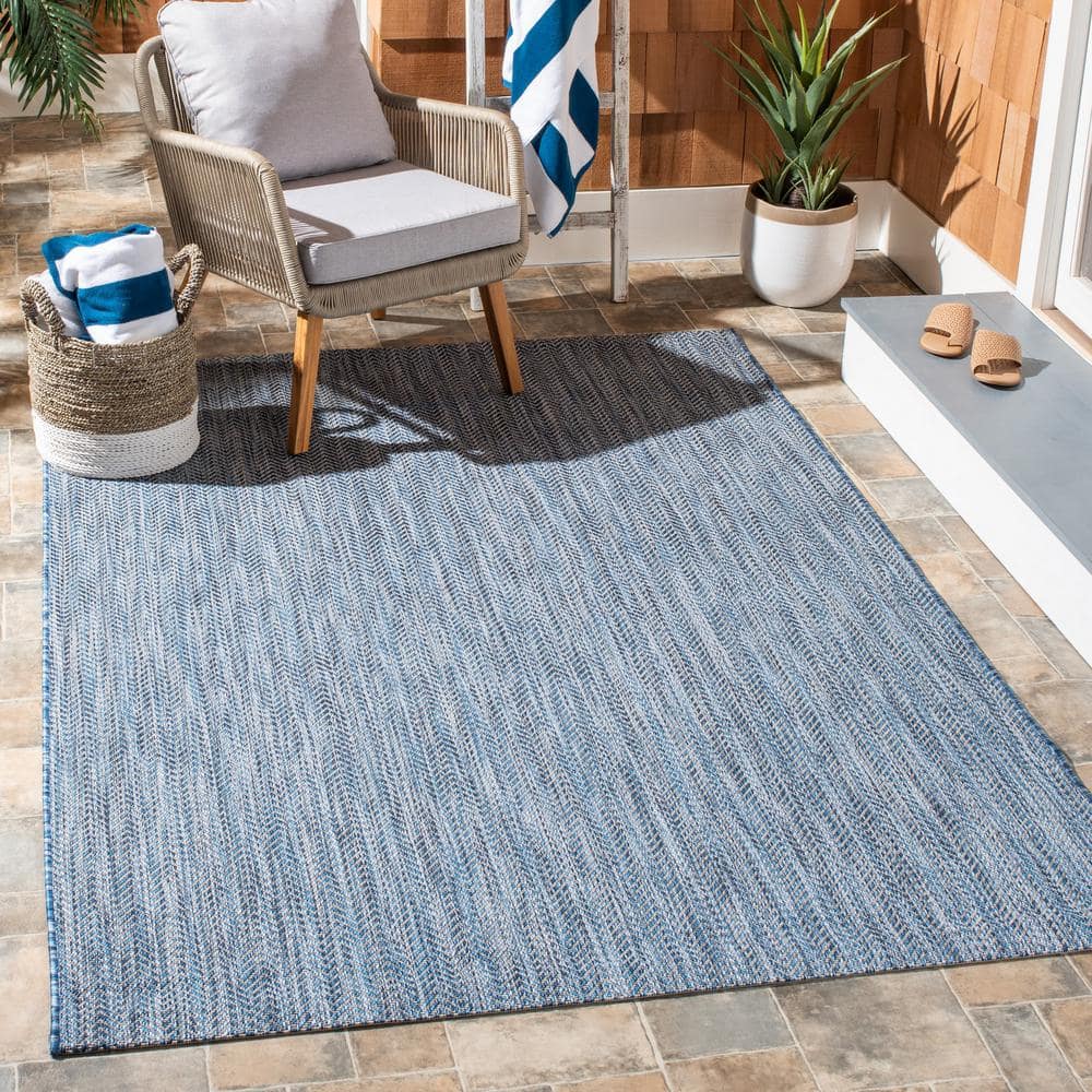 Rectangular Gray Synthetic Easy Care Area Rug