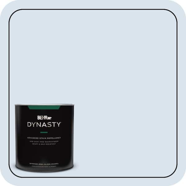BEHR DYNASTY 1 qt. #590A-1 Icelandic Semi-Gloss Enamel Interior Stain-Blocking Paint & Primer