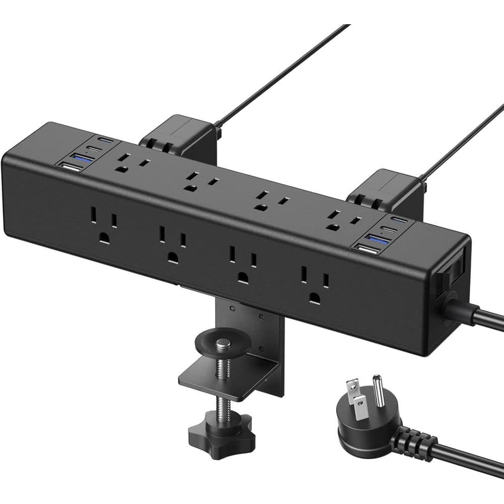 20W Desk Outlet Station 4800J with Switch Nightstand Office Standing Desk A