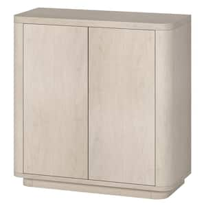 Plympton 31.5 in. Alder White Rectangular Accent Cabinet