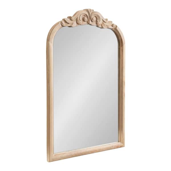 Kate and Laurel Arendahl 24.00 in. W x 36.00 in. H Natural Arch Traditional Framed Decorative Wall Mirror