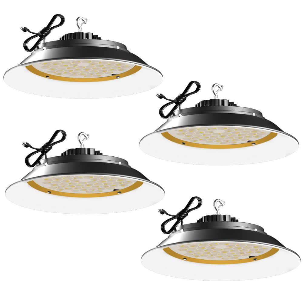 4Pack of 165W LED High Bay Light 24750LM High Bay LED Shop Lights AC100-277