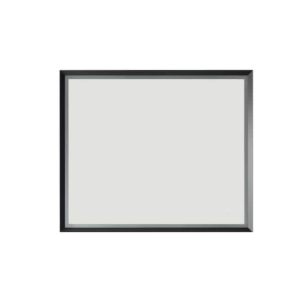 ROSWELL Como 36 in. W x 30 in. H Single Framed Rectangle LED Bathroom ...