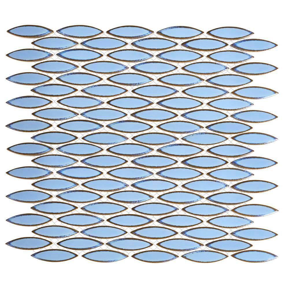 Pescado Glossy Pale Blue 6 in. x 6 in. Porcelain Mosaic Take Home Tile Sample price history on PriceWatchPro