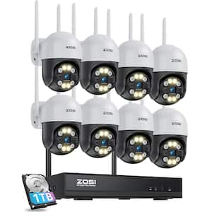 SLPLXL 8-Channel Outdoor Wireless Security Camera System for $108