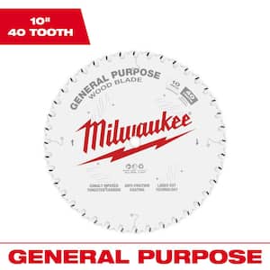 10 in. x 40-Tooth General Purpose Circular Saw Blade
