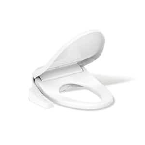 Pure Wash E580 Series Electric Bidet Seat for Elongated Toilets in White