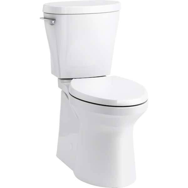 Betello 12 in. Rough In 2-Piece 1.28 GPF Single Flush Elongated Toilet in White Seat Not Included