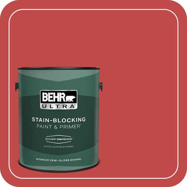 BEHR ULTRA 1 gal. #P160-6 Intrigue Extra Durable Semi-Gloss Enamel Interior Paint & Primer